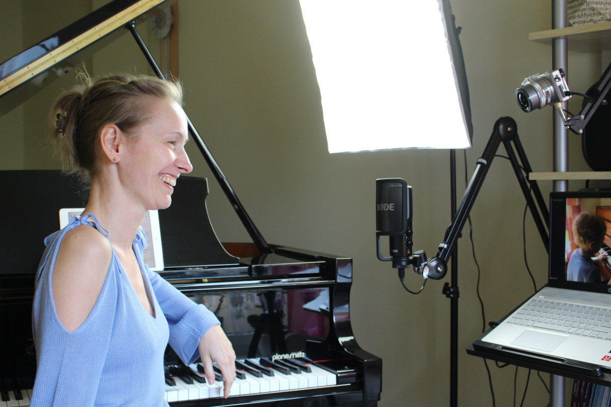 Klavierschule Markt Bibart - Klavierunterricht per Live-Video