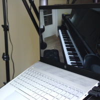 Studio-System Klavierunterricht bei der Klavierschule Markt Bibart - Notebook